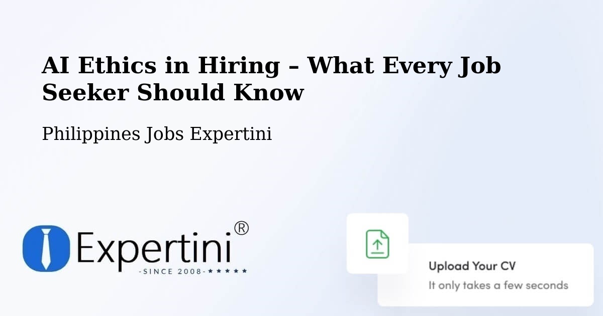 AI Ethics in Recruitment & Hiring – Cebu City - Cebu City, Philippines Jobs Expertini