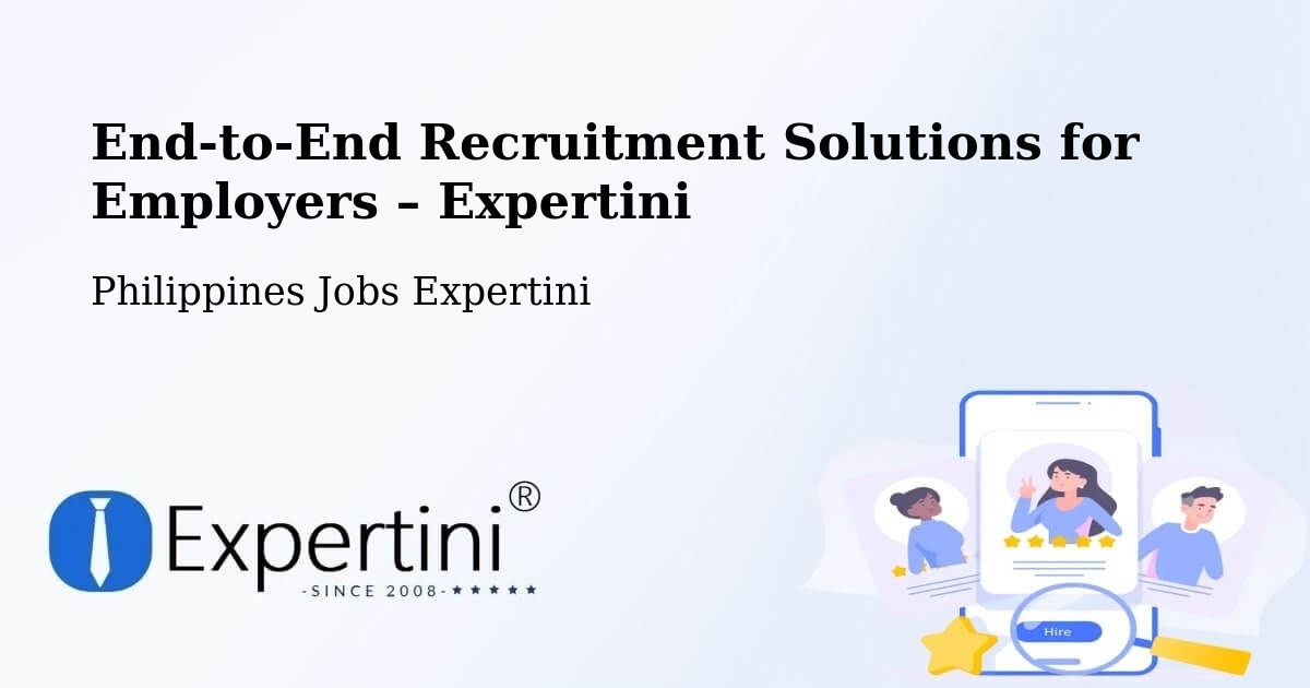Recruitment Solutions for Employers – Cebu City - Cebu City, Philippines Jobs Expertini