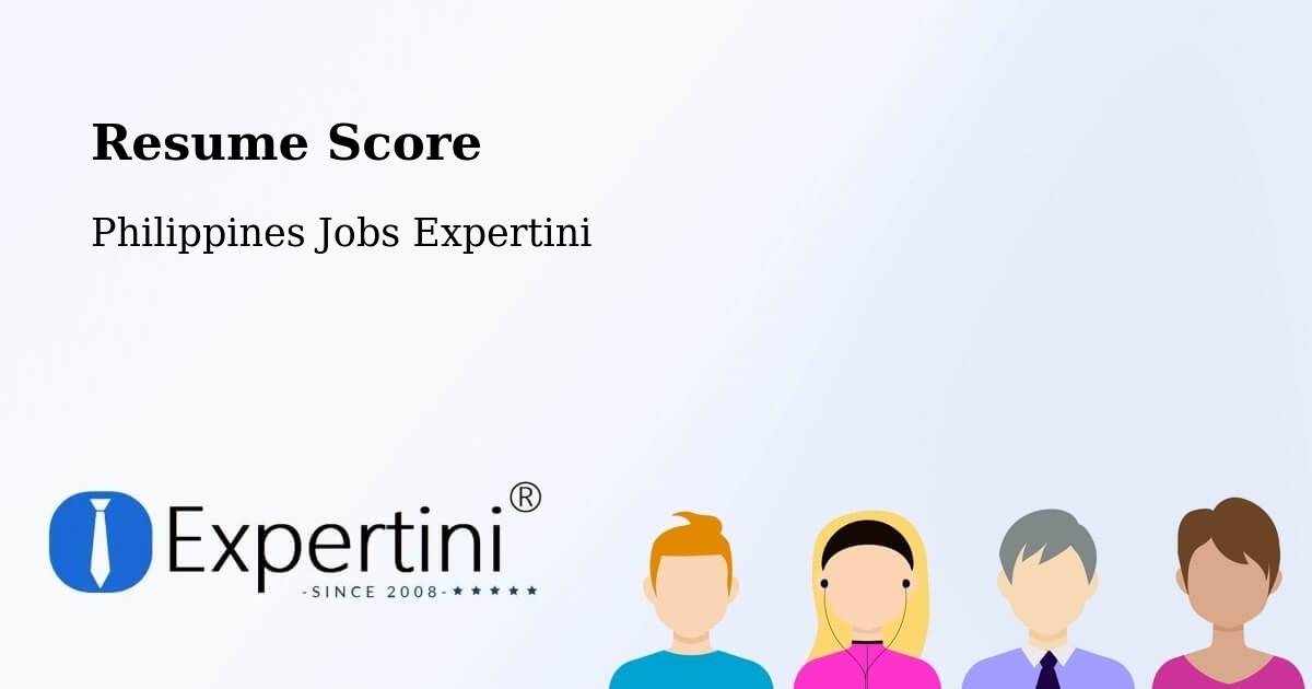 Resume Score & Job Description Match Tool – Cebu City - Philippines Jobs Expertini