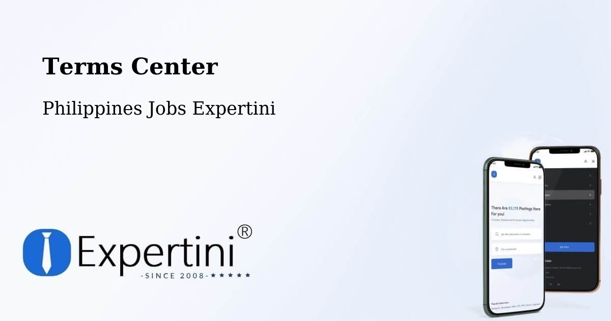 Terms of Service – Cebu City - Philippines Jobs Expertini